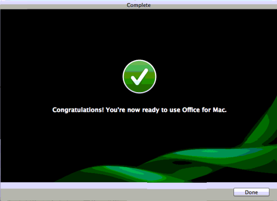 reinstalling microsoft office 2011 for mac